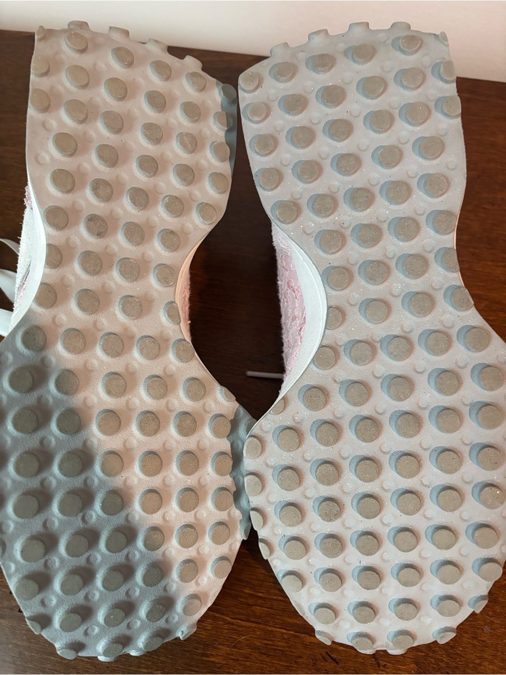 New Balance Pink Lace Ribbon Low-Top Sneakers - Picture 6 of 6